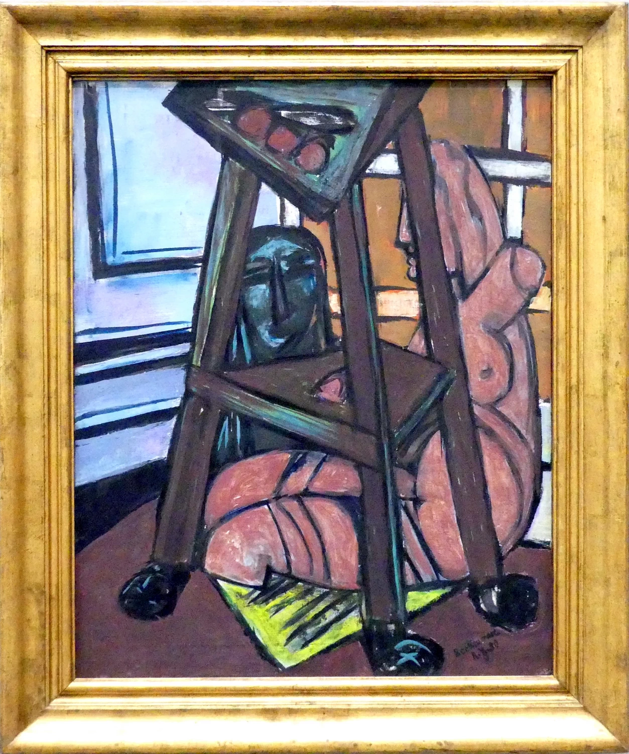 Studio di scultura (Angolo di studio), 1950 - Pinakothek der Moderne, München